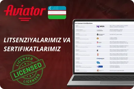 Litsenziyalarimiz va sertifikatlarimiz